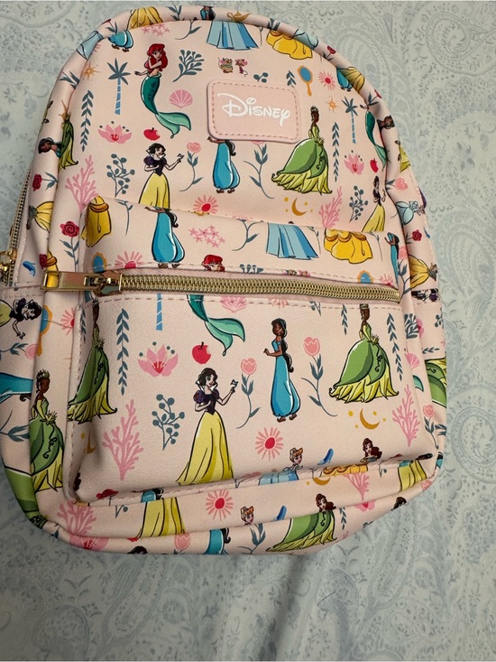 Disney Handbags - Disney Princess Faux Pebbled Leather Mini Backpack